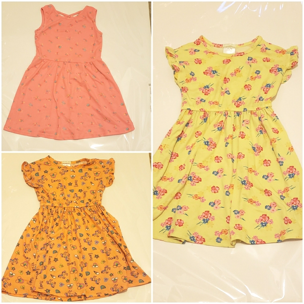 SALE🎀Set of 3 dresses 4T🎀